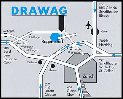 Karte und Wegbeschreibung zur Drawag Immobilien AG