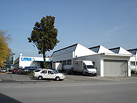 Blick auf die Rückseite des Gebäudes