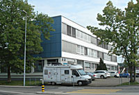 Blick auf das Bürogebäude